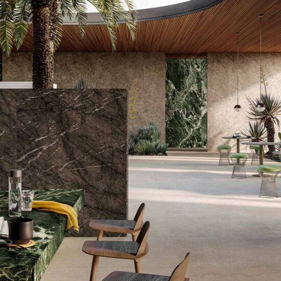 Las placas de Grande en un paisaje escultórico