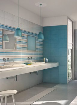 Proposals for coverings Marazzi bathroom