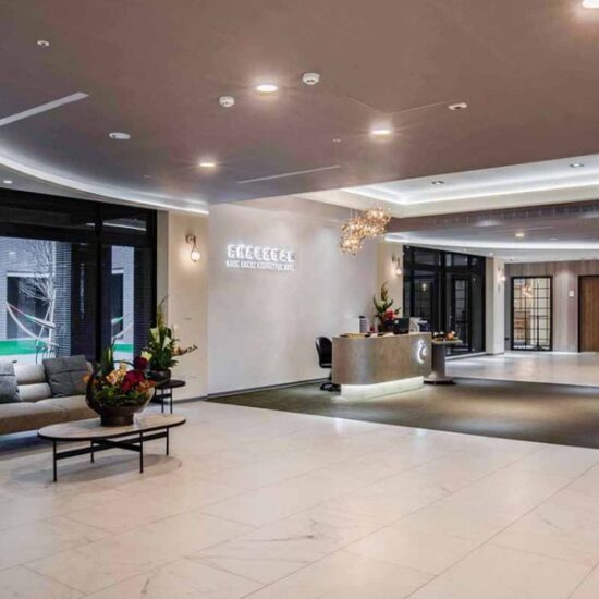 Un departamento hospitalario como un hotel de lujo
